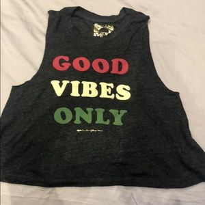 Grey Muscle tank yoga tank- never been worn